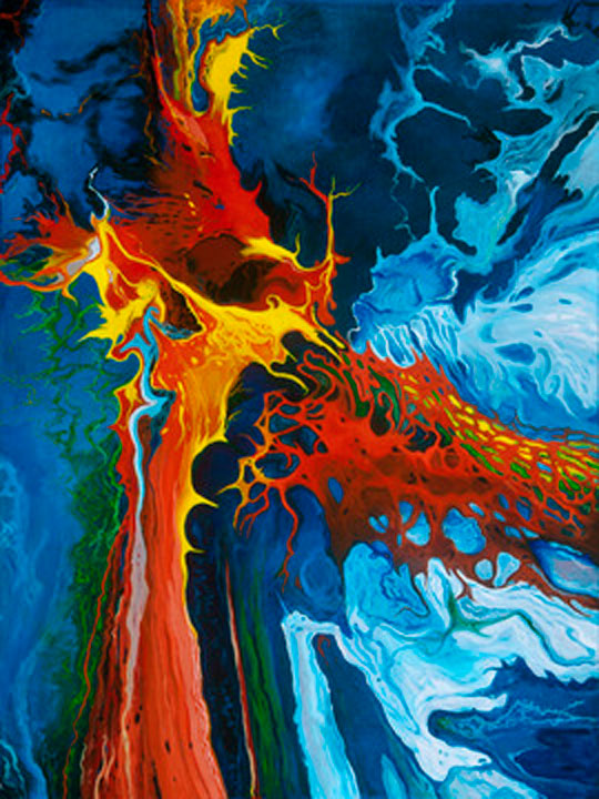 Fire and Ice (Oil)